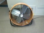 Fans with misters Fans with misters